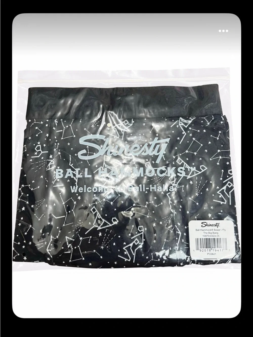 Shinesty Ball Hammock Boxer Briefs 3XL NWT The Big Bang
